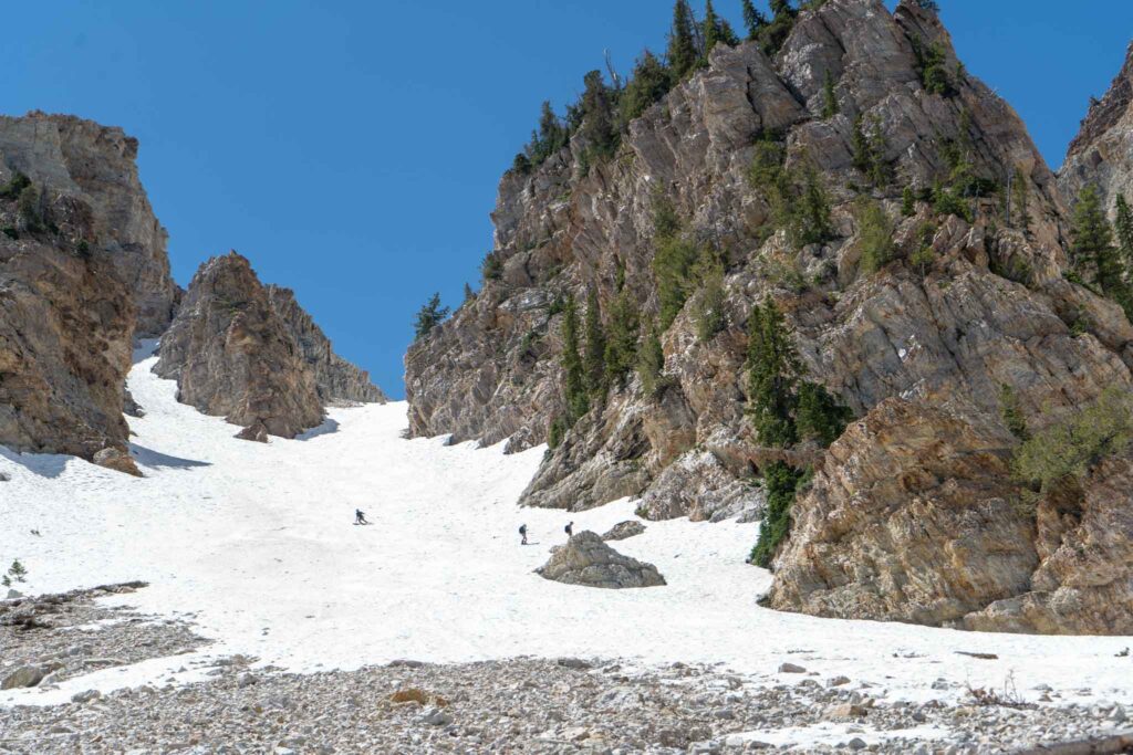 Me skiing on Deseret