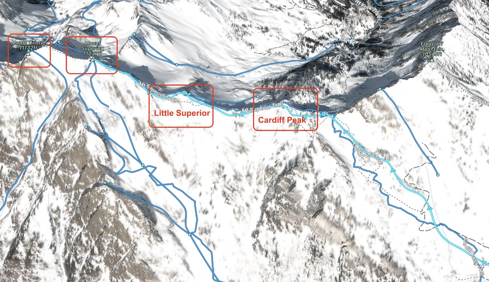Mount Superior Peaks & Naming