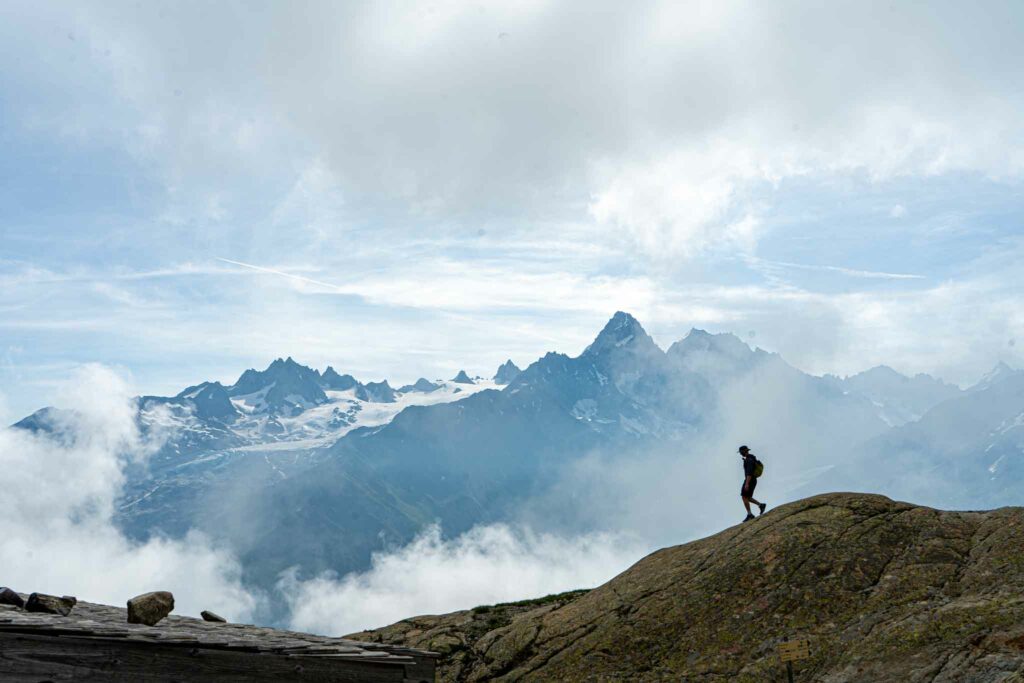 Photo taken from the Lac Blanc Refuge