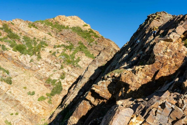 The descent off of Twin Peaks
