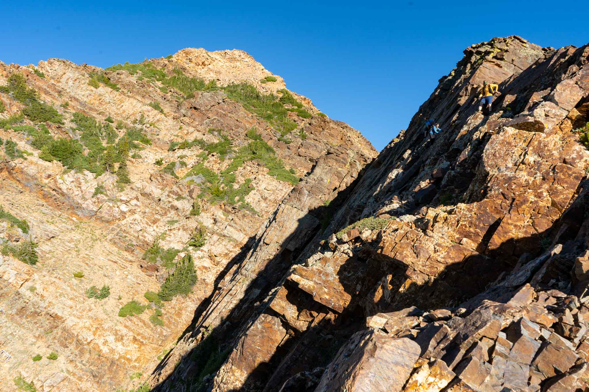 The descent off of Twin Peaks