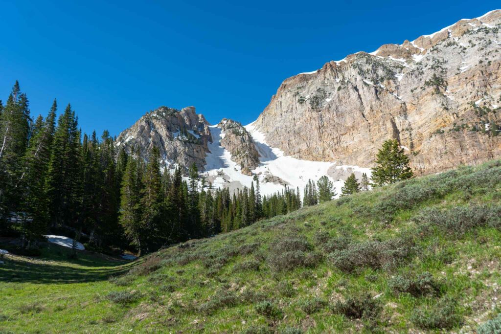 Twin Couloirs Deseret Peak