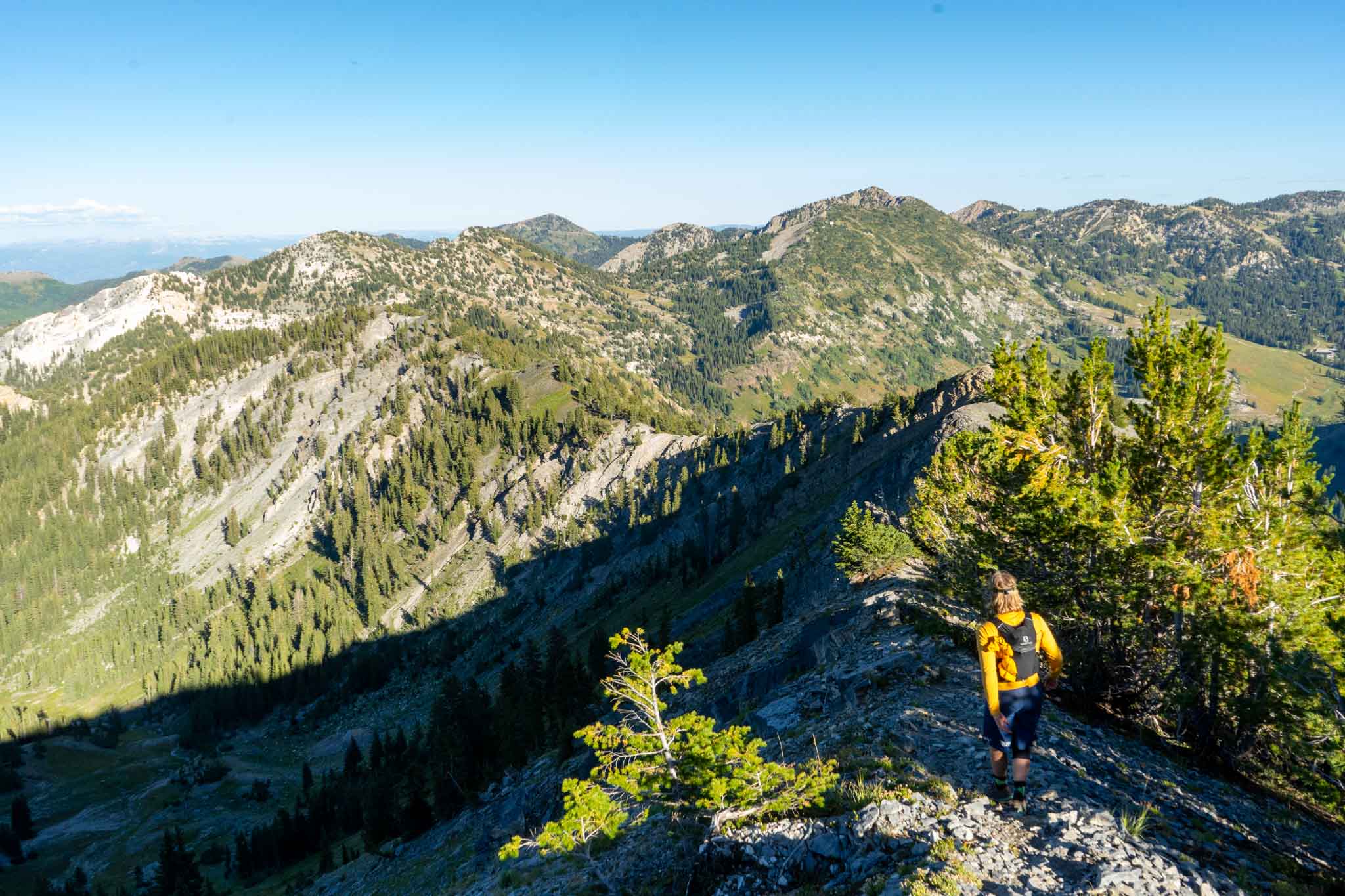 Views heading down from Flagstaff. From here, it is very straightforward all the way until Devils Castle