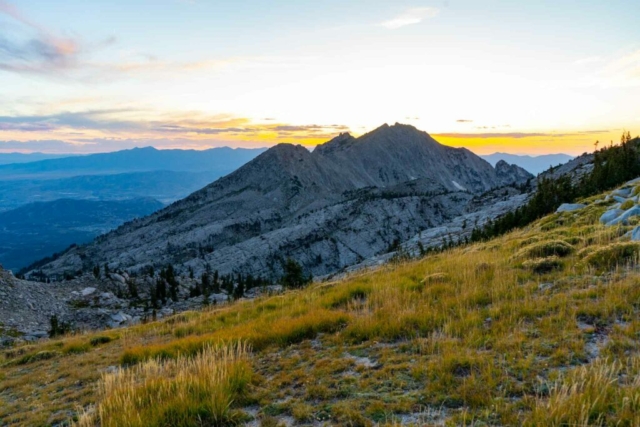 Views of Bighorn to Lone Peak traverse and the notch.