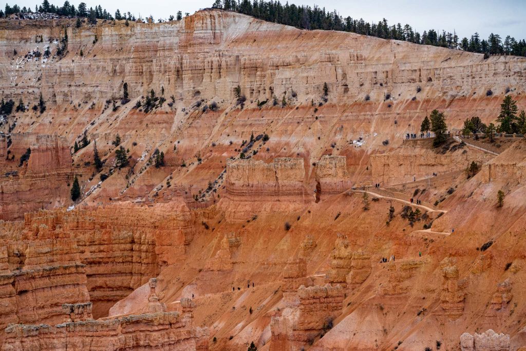 Views of Navajo Loop Trail From Queen's Garden Trail