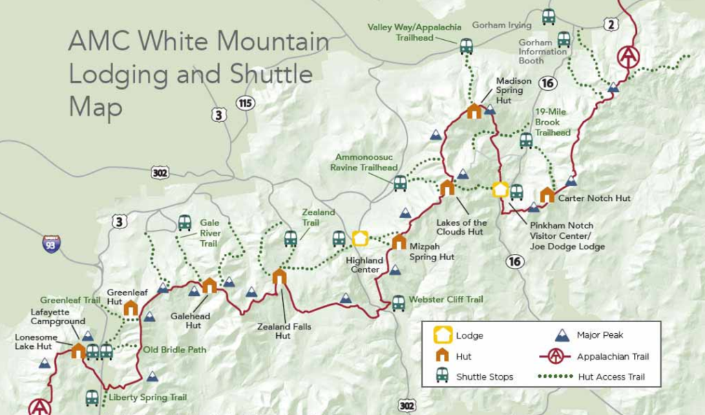 AMC Hut Map